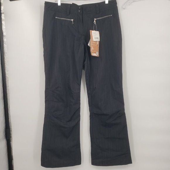 OBERMEYER Lennox Black Ski Snowboard Winter Pants 10 NWT - Picture 2 of 11